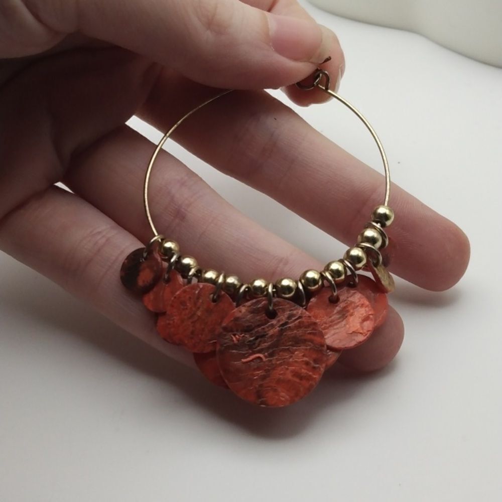 Sunstone chip necklace pendant